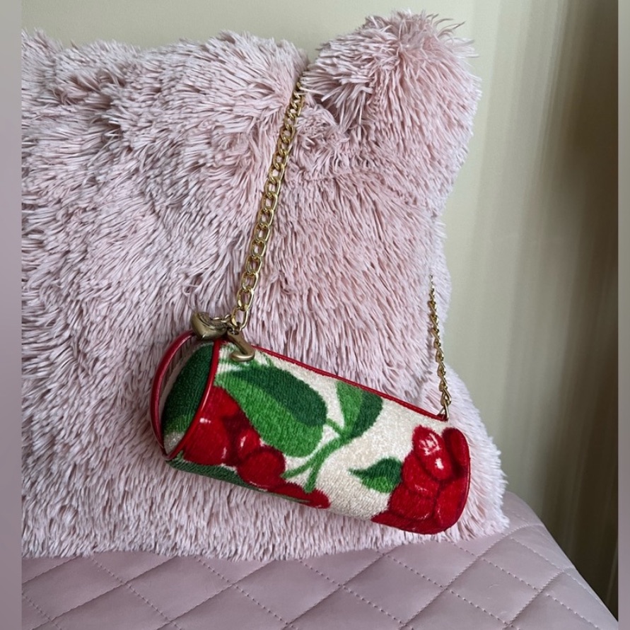 Juicy Couture Y2k Vintage Very Rare Cherry Barrel Bag